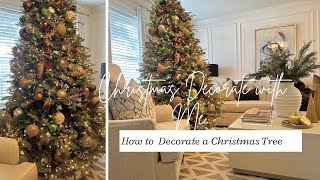 2023 Christmas Decorate with MeChristmas TreeLiving Room Styling [upl. by Stronski]