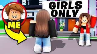 I Went UNDERCOVER as a GIRL for 24 HOURS Brookhaven RP [upl. by Enyehc]