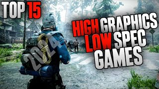 TOP 15 HIGH GRAPHIC GAMES FOR LOW END PC NO GRAPHICS CARD [upl. by Idnahs]