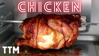 Rotisserie Chicken Cooking Demo  Comfee Toaster Oven Air Fryer [upl. by Ayotan]