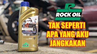 REVIEW MINYAK ROCKOIL FULLY 1050  PERFORMANCE LUAR JANGKAAN  RAFIX MOTOR [upl. by Lymann]