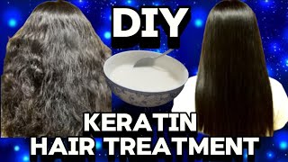 DIY KERATIN HAIR TREATMENT  TIPID TIPS [upl. by Noirrad21]