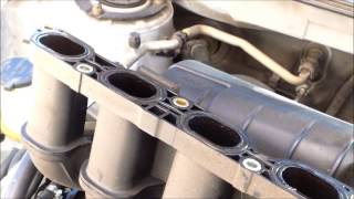 P0171 Replace intake manifold gasket Toyota Matrix √ Fix it Angel [upl. by Lilla]