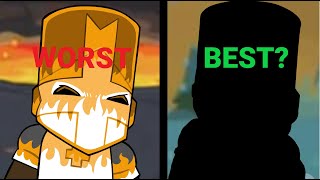 Castle Crashers Remastered  The BEST Starting Knights to use [upl. by Worthington]