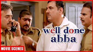 Police Chases Boman Irani amp His Wife  Well Done Abba  Movie Scenes  Shyam Benegal [upl. by Leatri]