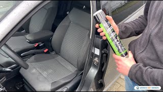 Vlek verwijderen uit auto bekleding [upl. by Betty]