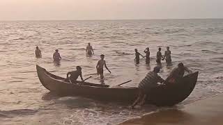 cherai Beach boat fishing 🎣 [upl. by Atwekk321]