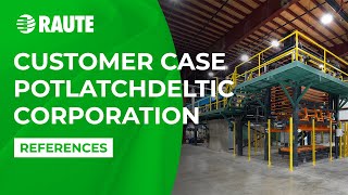 Raute Reference PotlatchDeltic USA is creating value by automating its panel repair line [upl. by Giacopo]