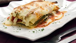 Receta de lasaña de escalivada y queso  Karlos Arguiñano [upl. by Mir]