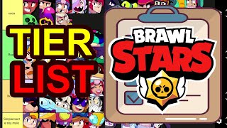 Tier List Brawl Stars [upl. by Juxon]