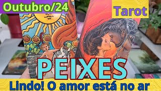 ♓️PEIXES✨️OUTUBRO24⚜️ESSE MÊS PROMETE🌟LINDO LINDO O AMOR ESTÁ NO AR 💞💗 tarot 2024 [upl. by Collayer]