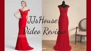 Red Evening Dress Sparkly  JJsHouse [upl. by Stets72]