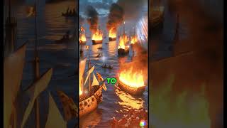 Clash of Navies The English vs The Armada history shortsfeed youtubeshorts [upl. by Eniamat552]