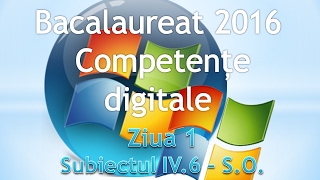 Competente digitale 2016  Ziua 1  Sisteme de operare [upl. by Henrion857]