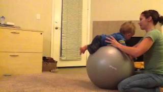 How to play with your baby on an exercise ball [upl. by Lardner454]