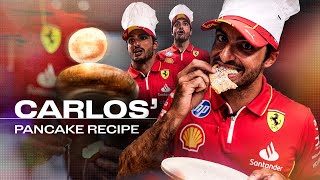 Carlos Sainz’s Fluffy Pancake Recipe [upl. by Dunlavy]