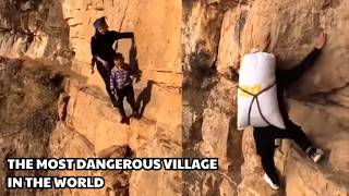 The World’s Most Perilous Village Life on China’s Cliffside [upl. by Lengel303]