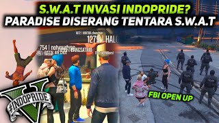 Tentara SWAT invasi kota 🤣 Paradise diserang 🤣🤣  GTA V ROLEPLAY INDOPRIDE [upl. by Allwein]