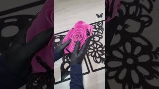 لماذا وردة الفوم هي الأفضل 🩷 Why foam rose is the best explore [upl. by Brand]