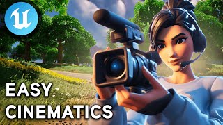 How to Create Cinematics EASY  UEFN Cinematics BEGINNER Course [upl. by Brecher]