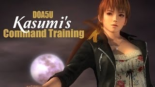 HD DOA5U Kasumis Command Training [upl. by Lynna]