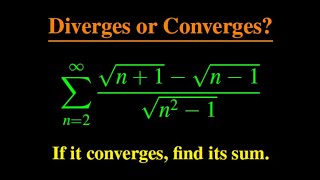 How to Master Telescoping Series  Ratio Test of Convergence [upl. by Vidal]