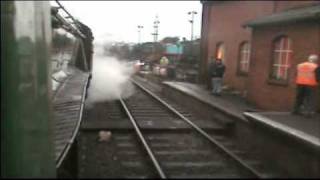 Steam Bittern 60019 passes a Thumper and Thomas the Tank [upl. by Filahk150]