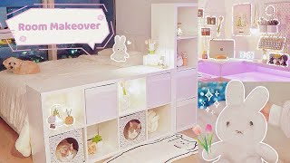 Room Makeover 🌸✨ ikea amazon pinterest minimalist aesthetic desk setup stationery organization [upl. by Essirehs506]