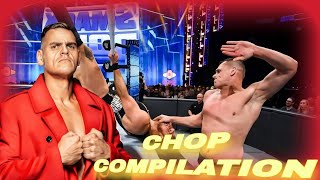 WWE Gunther  Chops Compilation Wrestle Universe [upl. by Yadahs]