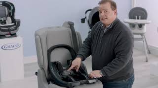 How to Install the Graco® SnugRide® SnugFit™ 35 Infant Car Seat Using Vehicle Seat Belt [upl. by Luapnaej]