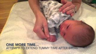 Tummy Time Tools How To Get Your Newborn Into amp Out Of Tummy Time [upl. by Chaker421]