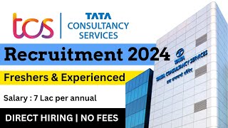 TCS Job Vacancy 2024  New TCS Job offer 2024  TCS Recruitment Tamil [upl. by Nitsew]