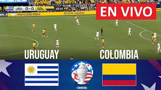 🔴 EN VIVO Uruguay vs Colombia  Copa América 2024  SEMIFINAL  Partido en vivo hoy [upl. by Slyke]