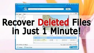 How To Get Back Deleted Files in 1min Wondershare Data Recovery App [upl. by Mikkel676]