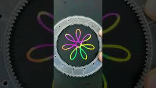 Colorfull Magic Spirograph 🤩 Design By Spirograph UG 2024 spirograph relaxingimages satisfying [upl. by Purvis]