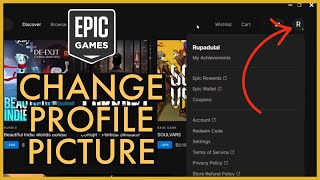 How To Change Profile Picture on Epic Games 2024 CAN YOU [upl. by Ransom]