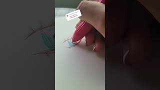 Drawing using a multicolor pen 🖊️ art shorts drawing [upl. by Brian477]