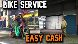 Gta 5 Bike Service  Mc Clubhouse Bike Shop Deliveries [upl. by Hallutama]