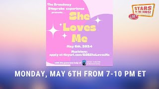 The Broadway Sitzprobe Experience She Loves Me  Stars in the House 5624  700 PM ET [upl. by Aneahs]