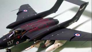 AIRFIX 148 De Havilland Sea Vixen デハビランド シービクセン [upl. by Yraeg]