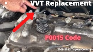 How to Replace a Variable Valve Timing Solenoid Toyota Corolla [upl. by Tapes]