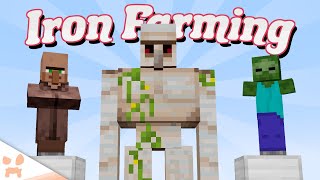 IRON FARMING Everything To Know  Minecrafts Best Farm 1 [upl. by Borer749]