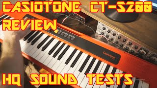 Casiotone CTS200 Keyboard Review [upl. by Akinom]