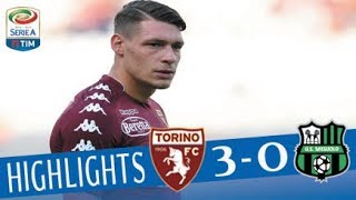 Torino  Sassuolo  30  Highlights  Giornata 2  Serie A TIM 201718 [upl. by Georgie953]