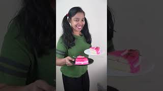 Sister VS Me 🍓 Eating Strawberry Cake 🎂 Behno ki NokJhok 😜 minkutinku shorts comedy funny cake [upl. by Llednahs367]