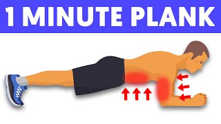 What will happen if you plank every day for 1 minute [upl. by Goulet]