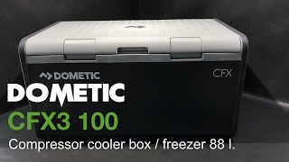 Dometic CFX3 100 Compressor cooler box freezer 88 l [upl. by Amehr]