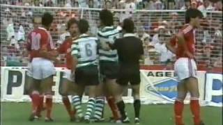 29J  Benfica  2 x Sporting  1 de 19861987 [upl. by Nnylear]