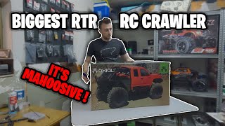 AXIAL SCX6 HONCHO UNBOXING  XMAXX SIZE COMPARISON amp CRAZY TEST CRAWLING SESSION rc unboxing [upl. by Serafina]