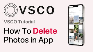 How to Delete a Photo from Collection in VSCO App 2024  Delete Photos in VSCO [upl. by Caswell675]